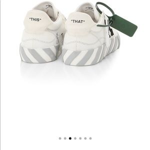 Off White Canvas Sneakers